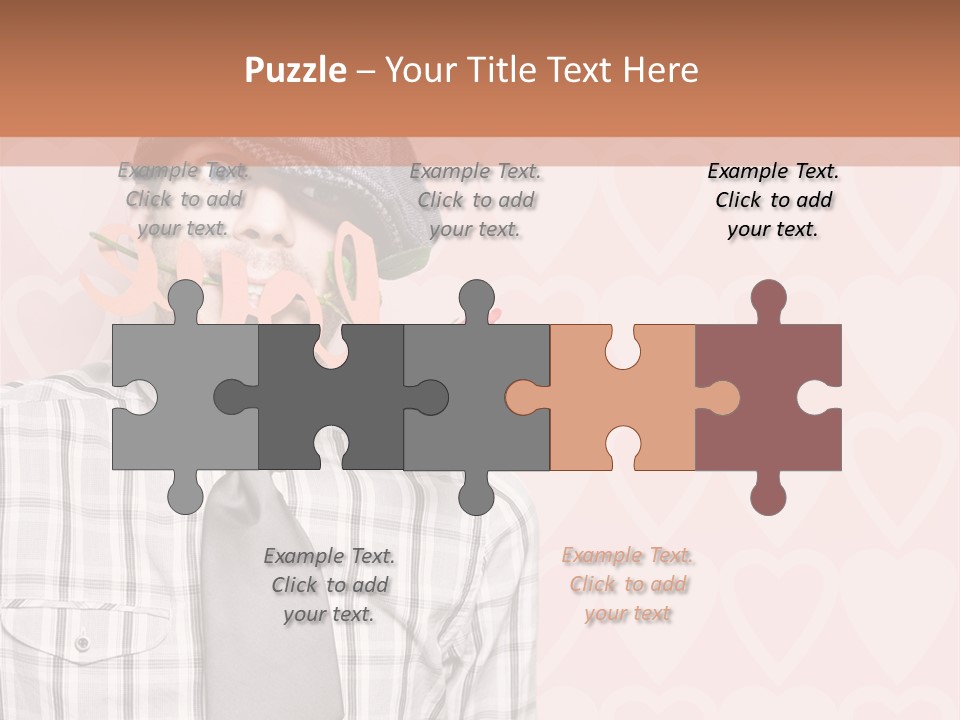 Ebook Love Heart PowerPoint Template