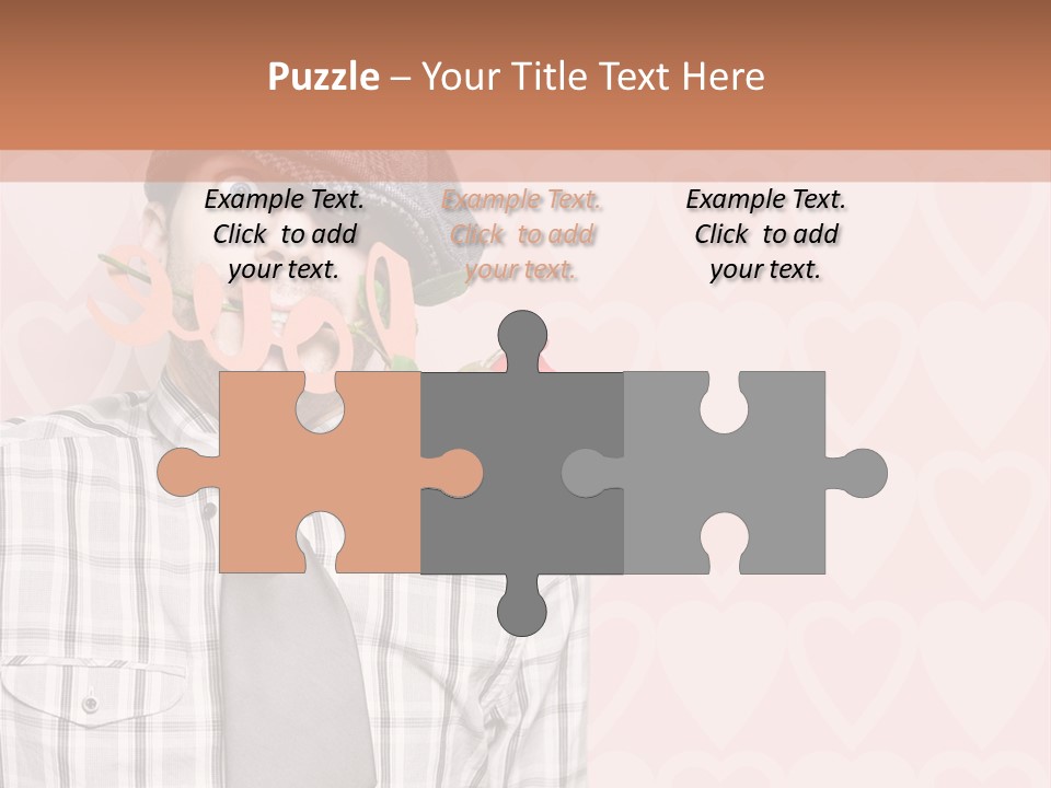 Ebook Love Heart PowerPoint Template