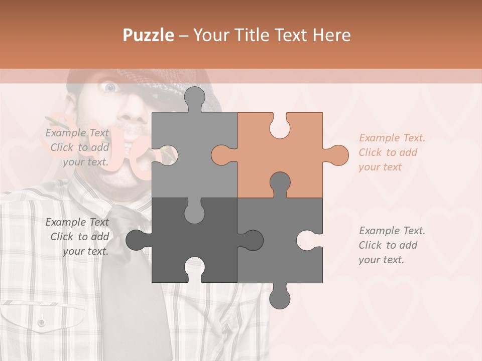 Ebook Love Heart PowerPoint Template