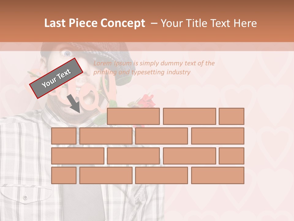 Ebook Love Heart PowerPoint Template
