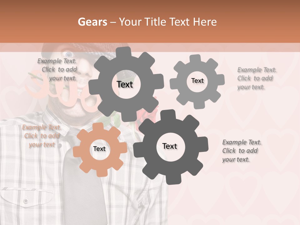 Ebook Love Heart PowerPoint Template