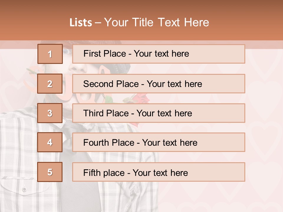 Ebook Love Heart PowerPoint Template
