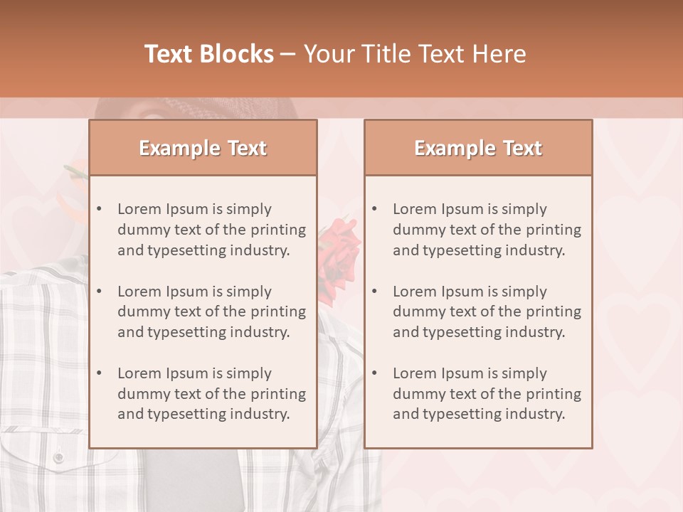 Ebook Love Heart PowerPoint Template