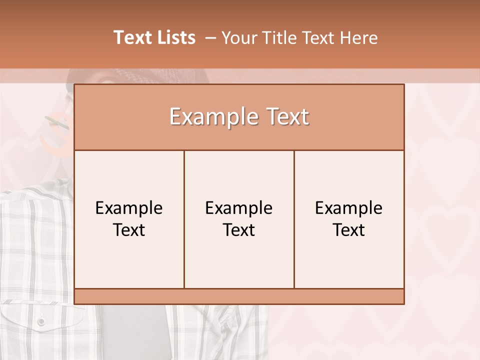 Ebook Love Heart PowerPoint Template
