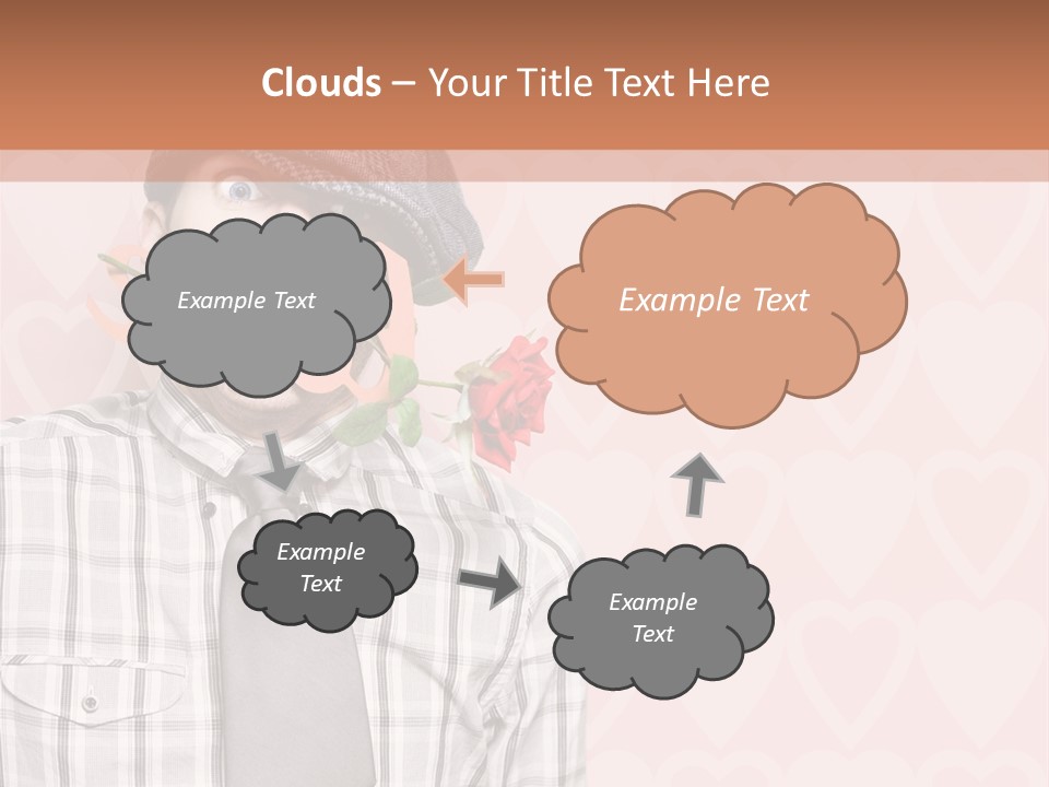 Ebook Love Heart PowerPoint Template