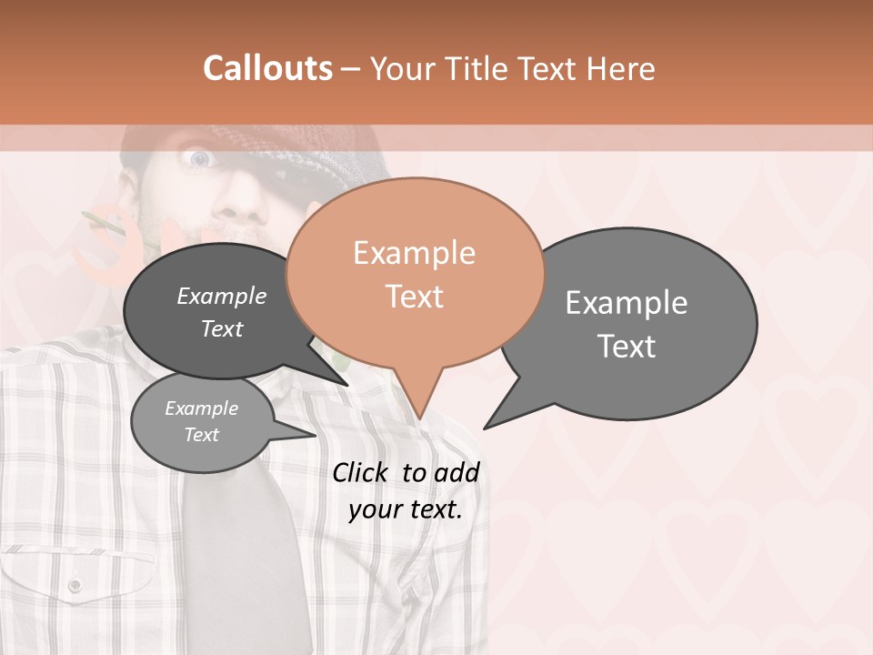 Ebook Love Heart PowerPoint Template