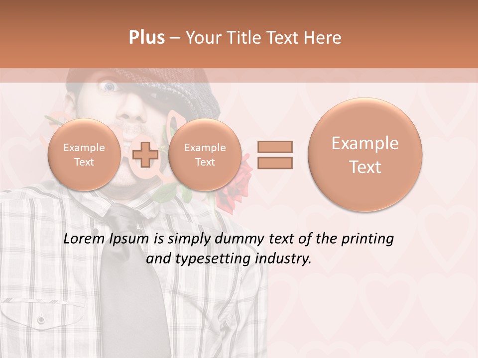 Ebook Love Heart PowerPoint Template