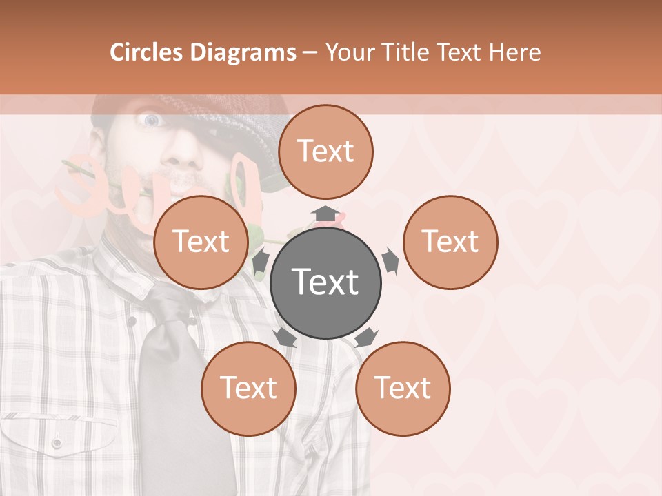 Ebook Love Heart PowerPoint Template