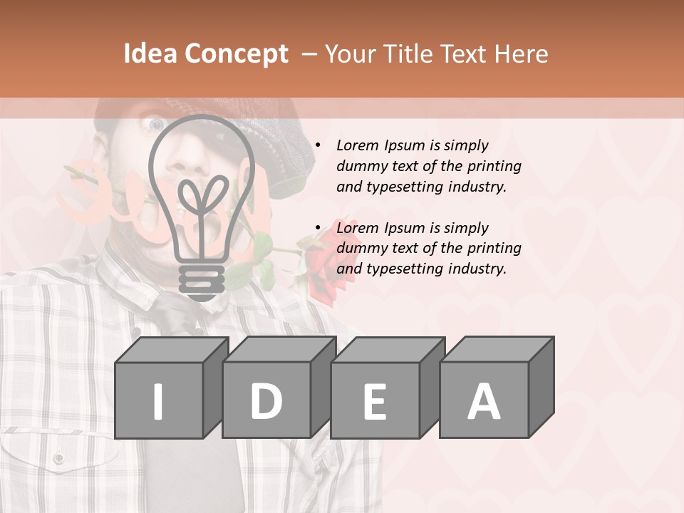 Ebook Love Heart PowerPoint Template