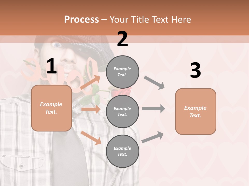 Ebook Love Heart PowerPoint Template