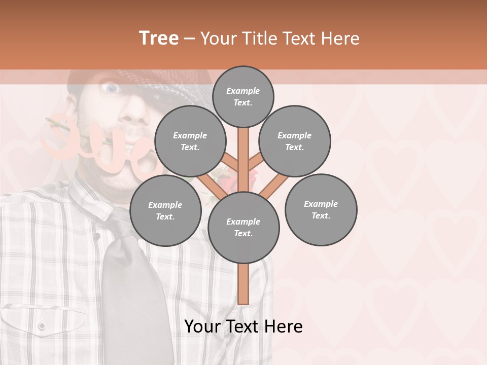 Ebook Love Heart PowerPoint Template