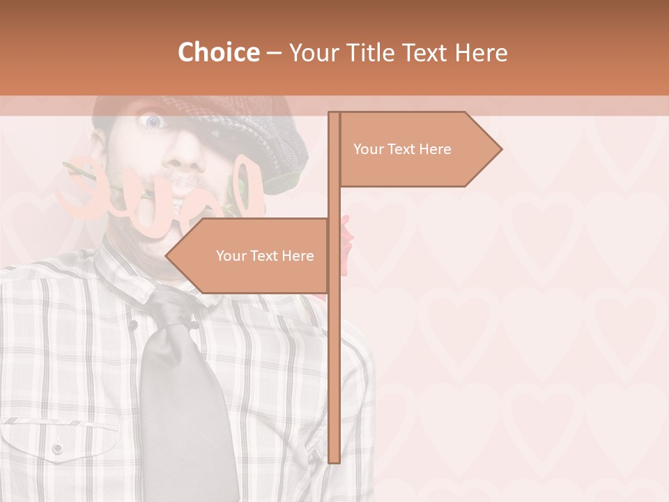 Ebook Love Heart PowerPoint Template