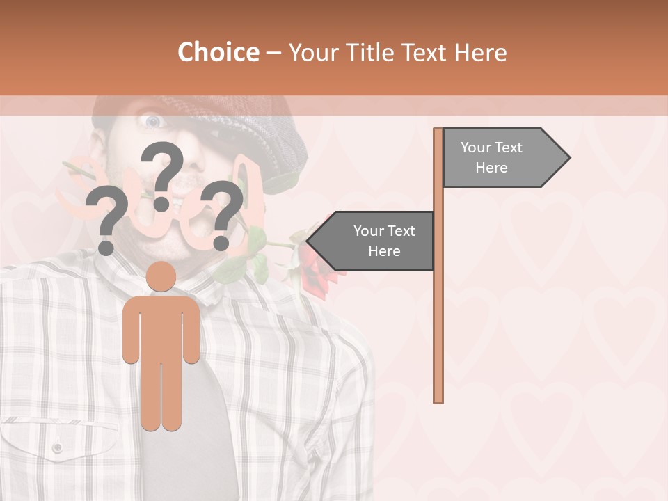 Ebook Love Heart PowerPoint Template