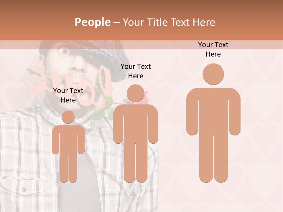 Ebook Love Heart PowerPoint Template