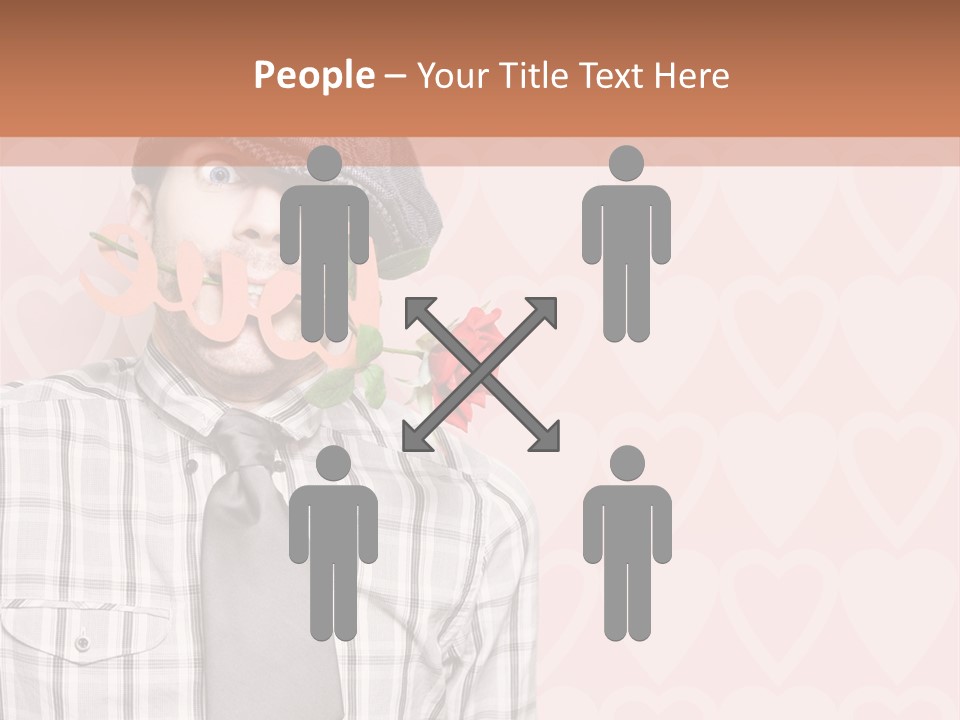 Ebook Love Heart PowerPoint Template