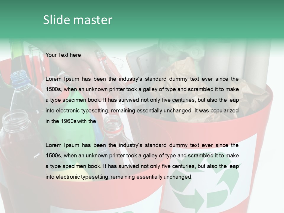 Empty Object Reduce PowerPoint Template