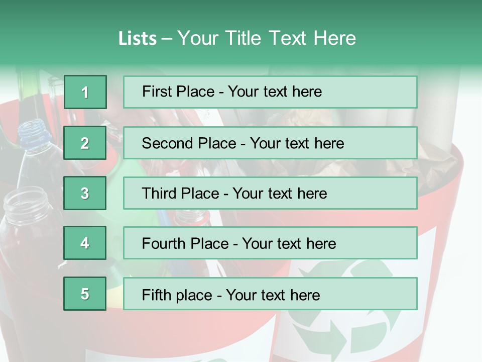 Empty Object Reduce PowerPoint Template