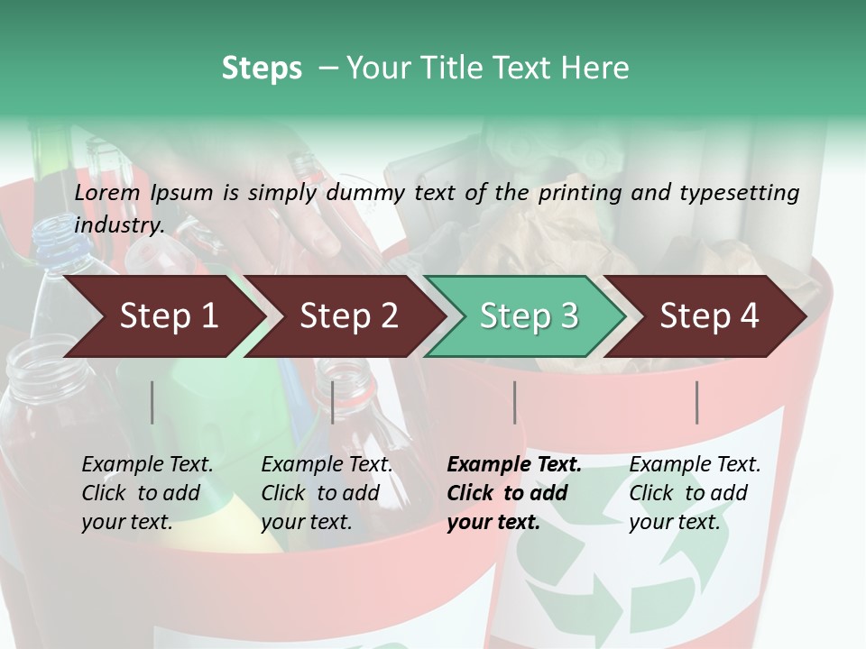 Empty Object Reduce PowerPoint Template