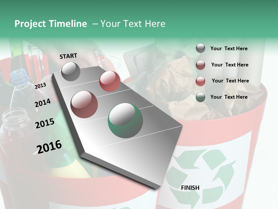 Empty Object Reduce PowerPoint Template
