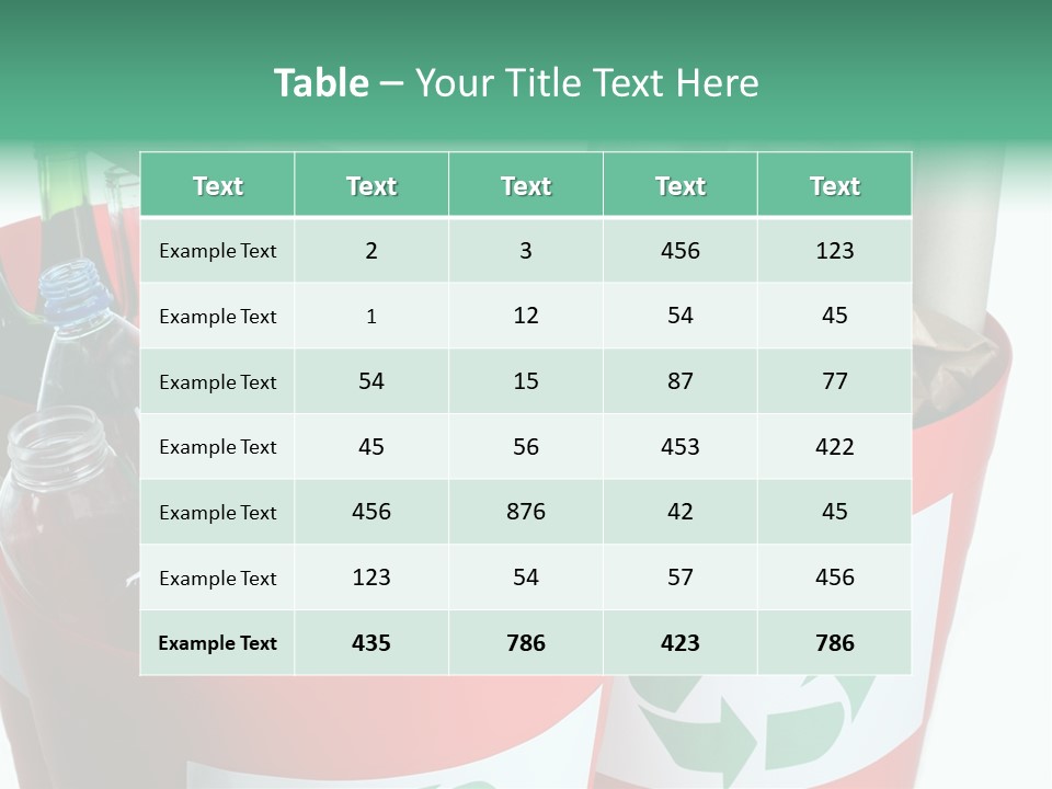 Empty Object Reduce PowerPoint Template
