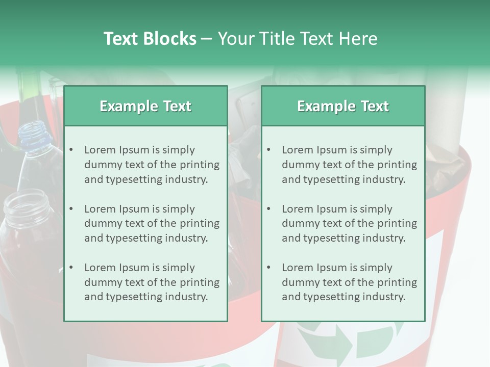 Empty Object Reduce PowerPoint Template