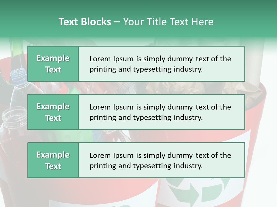 Empty Object Reduce PowerPoint Template