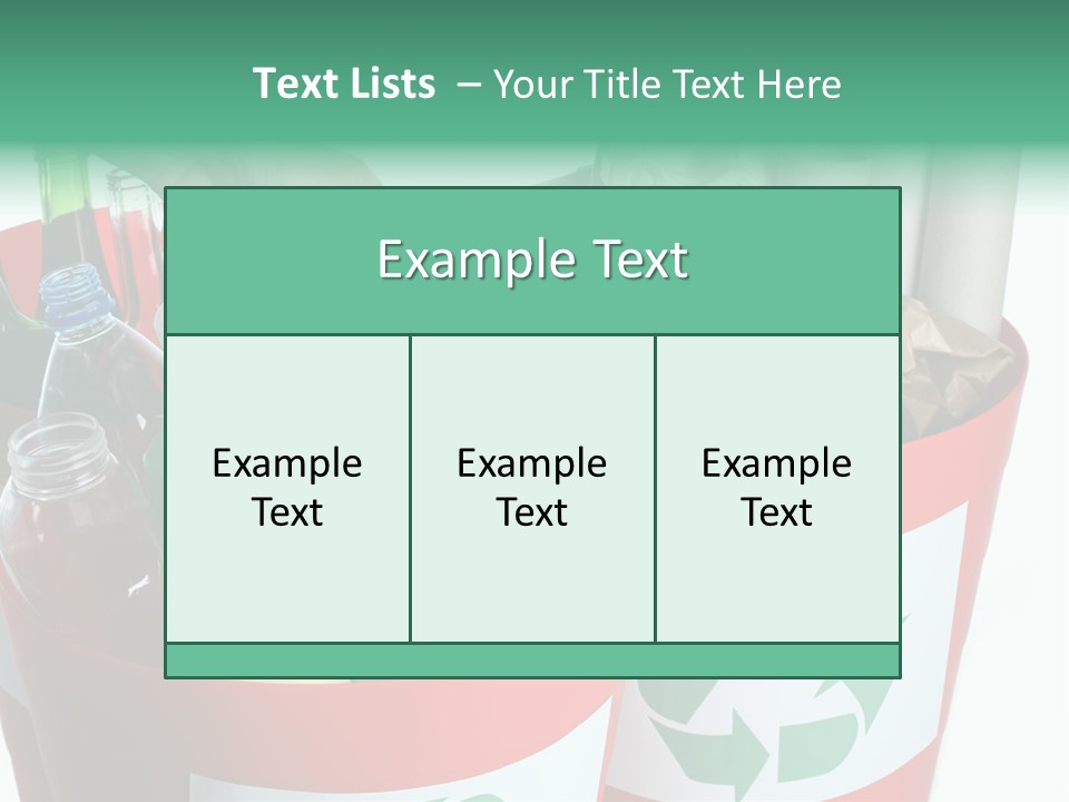 Empty Object Reduce PowerPoint Template