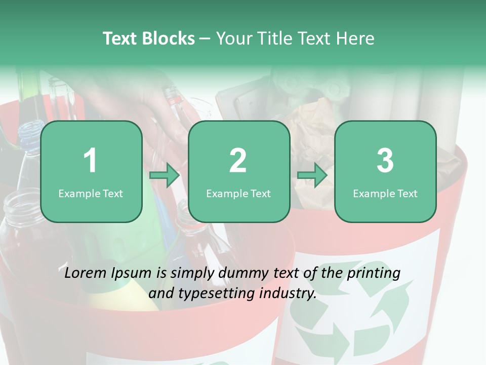 Empty Object Reduce PowerPoint Template