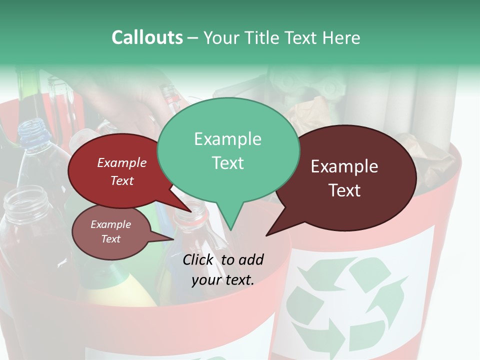 Empty Object Reduce PowerPoint Template