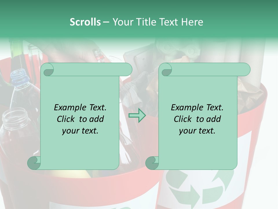 Empty Object Reduce PowerPoint Template