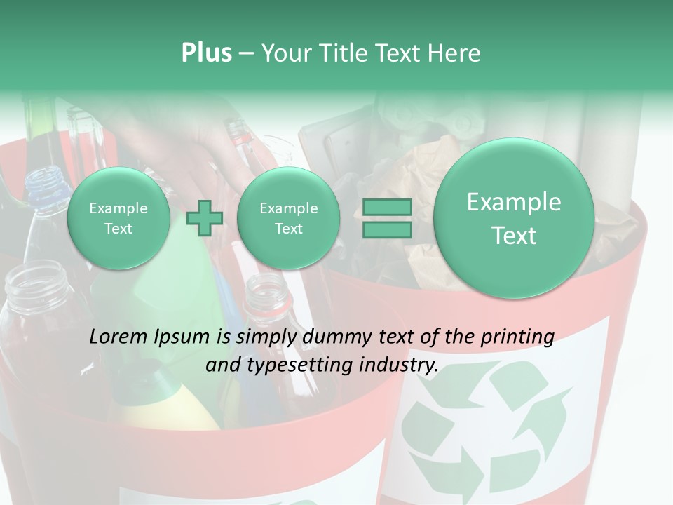 Empty Object Reduce PowerPoint Template