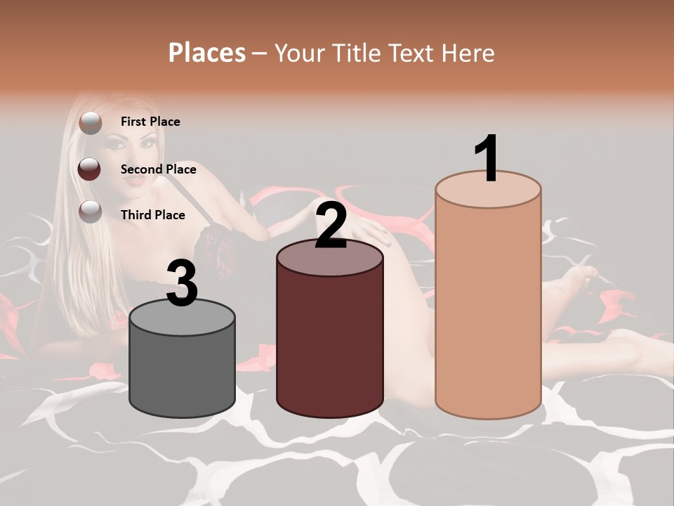 Black Posing Gorgeous PowerPoint Template