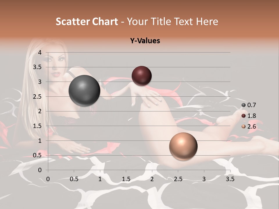Black Posing Gorgeous PowerPoint Template