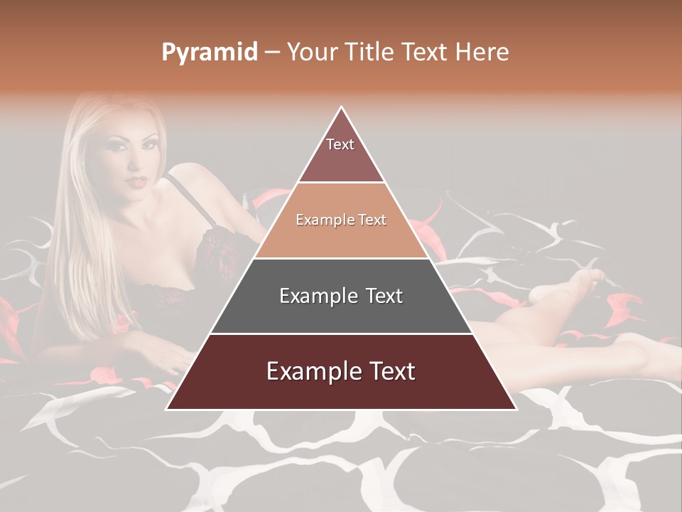 Black Posing Gorgeous PowerPoint Template