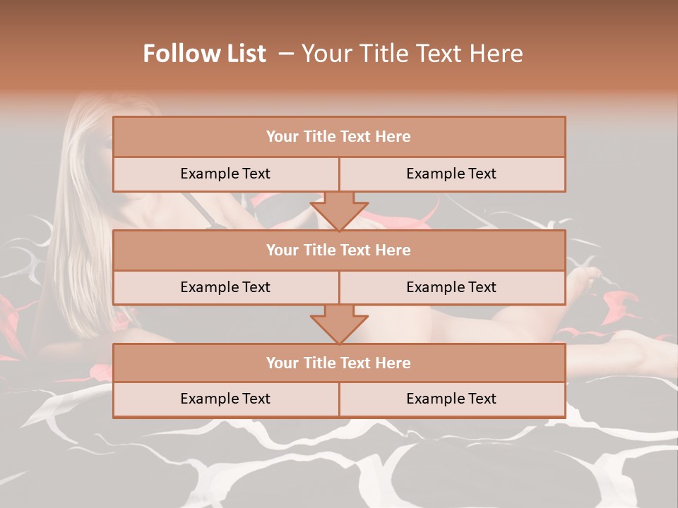 Black Posing Gorgeous PowerPoint Template