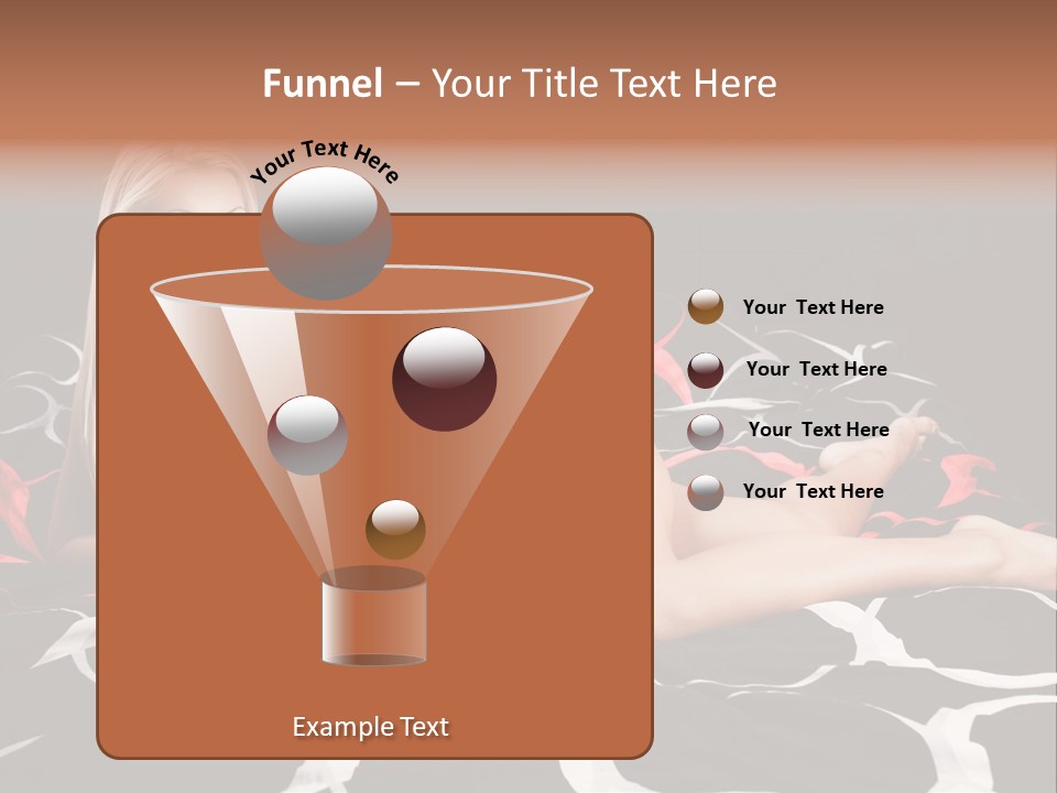 Black Posing Gorgeous PowerPoint Template