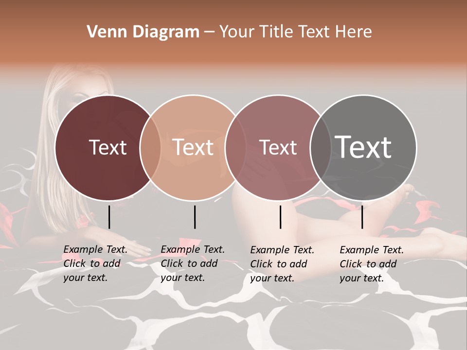 Black Posing Gorgeous PowerPoint Template