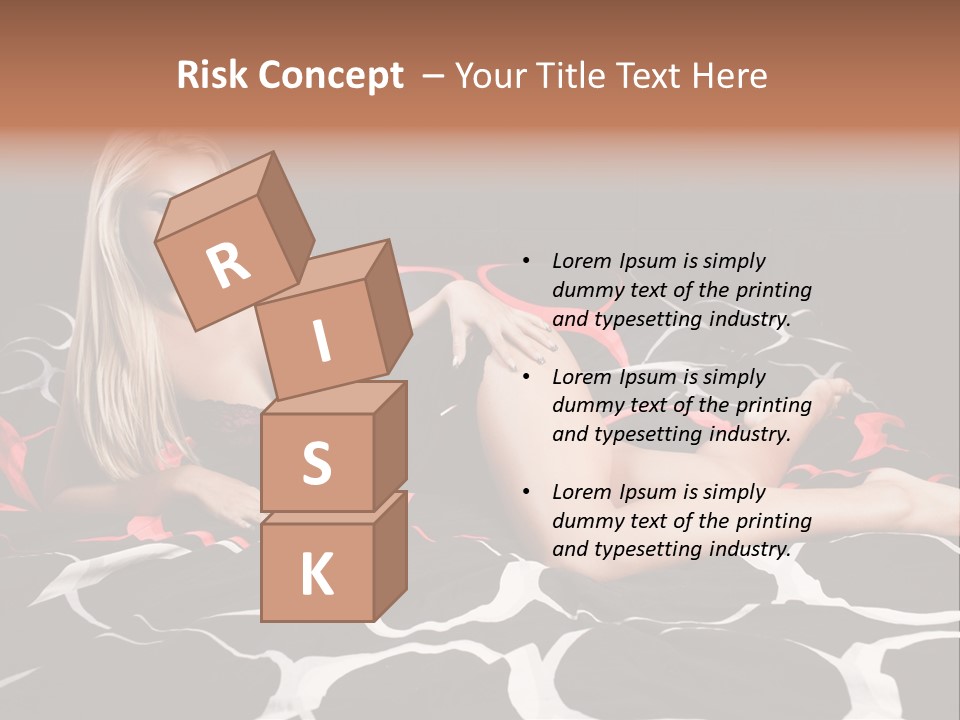 Black Posing Gorgeous PowerPoint Template