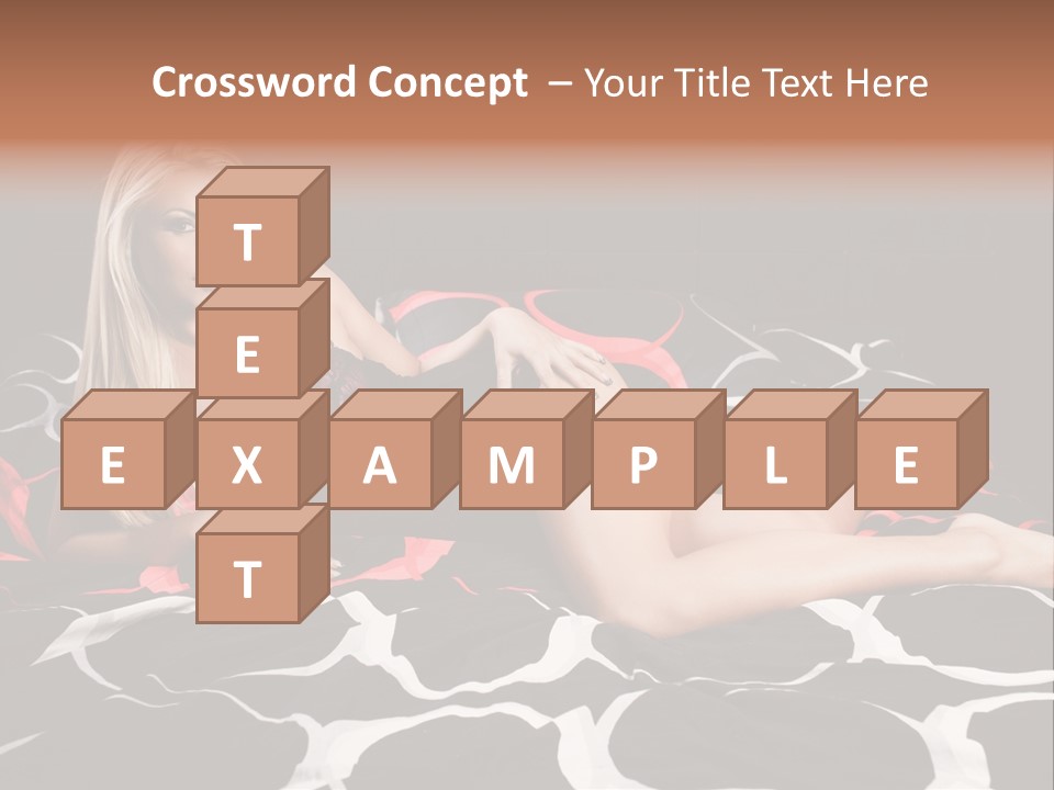 Black Posing Gorgeous PowerPoint Template