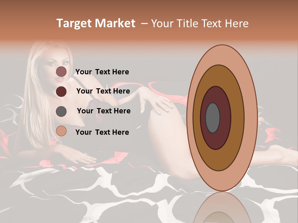 Black Posing Gorgeous PowerPoint Template