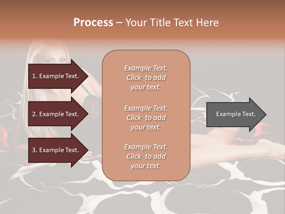 Black Posing Gorgeous PowerPoint Template