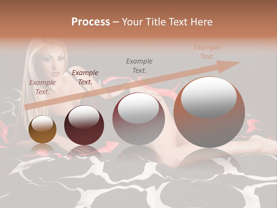 Black Posing Gorgeous PowerPoint Template