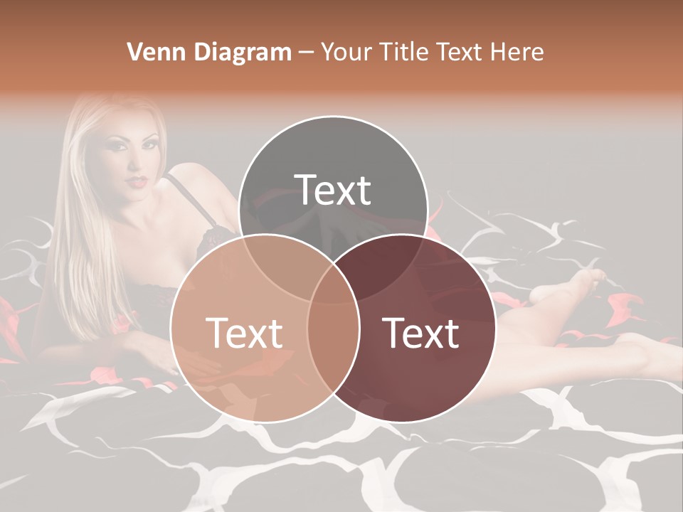 Black Posing Gorgeous PowerPoint Template