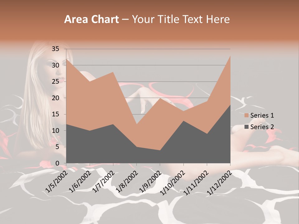 Black Posing Gorgeous PowerPoint Template