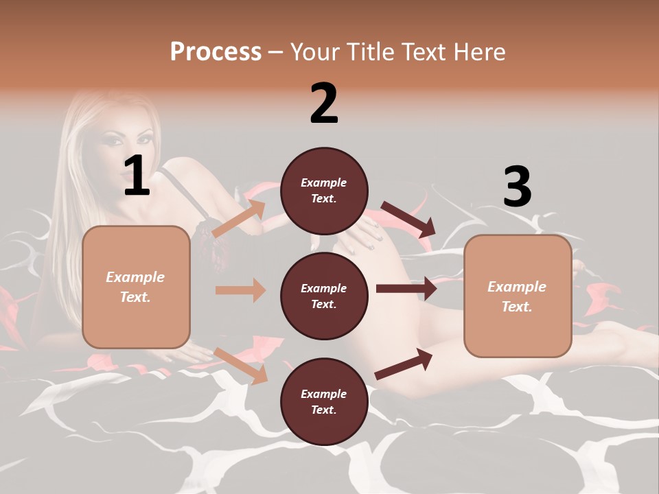 Black Posing Gorgeous PowerPoint Template