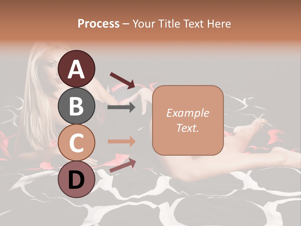 Black Posing Gorgeous PowerPoint Template