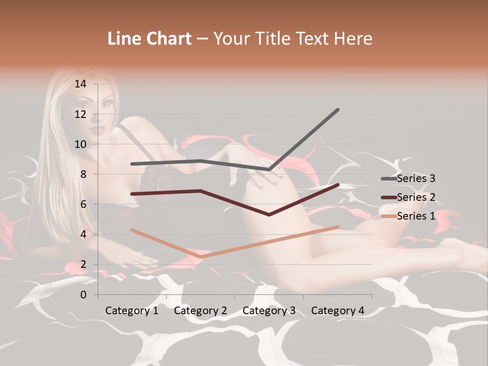 Black Posing Gorgeous PowerPoint Template