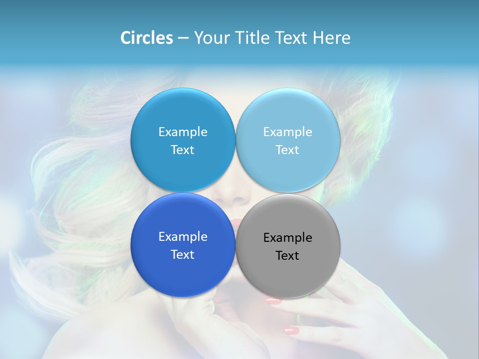 Skincare Face Girl PowerPoint Template