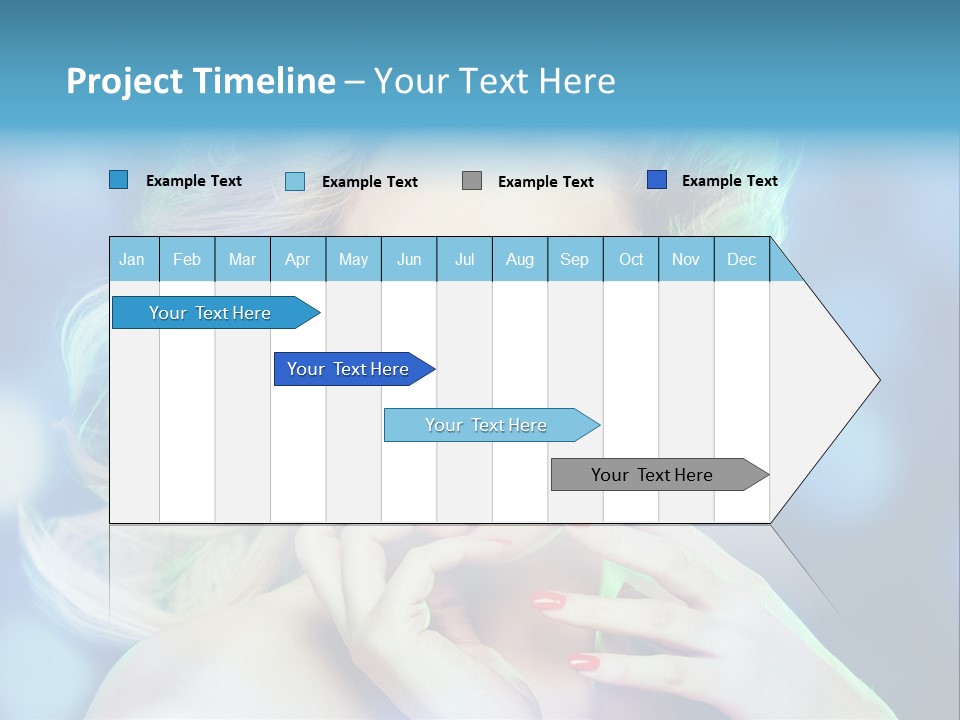 Skincare Face Girl PowerPoint Template