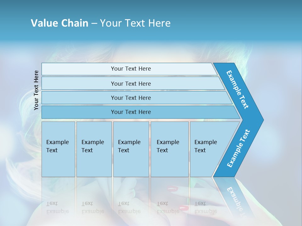 Skincare Face Girl PowerPoint Template